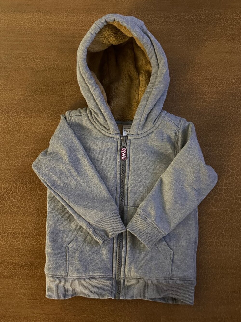 Carter's Baby Warm Fleece Lined Zipper Jacket Hoodie - Size 2T